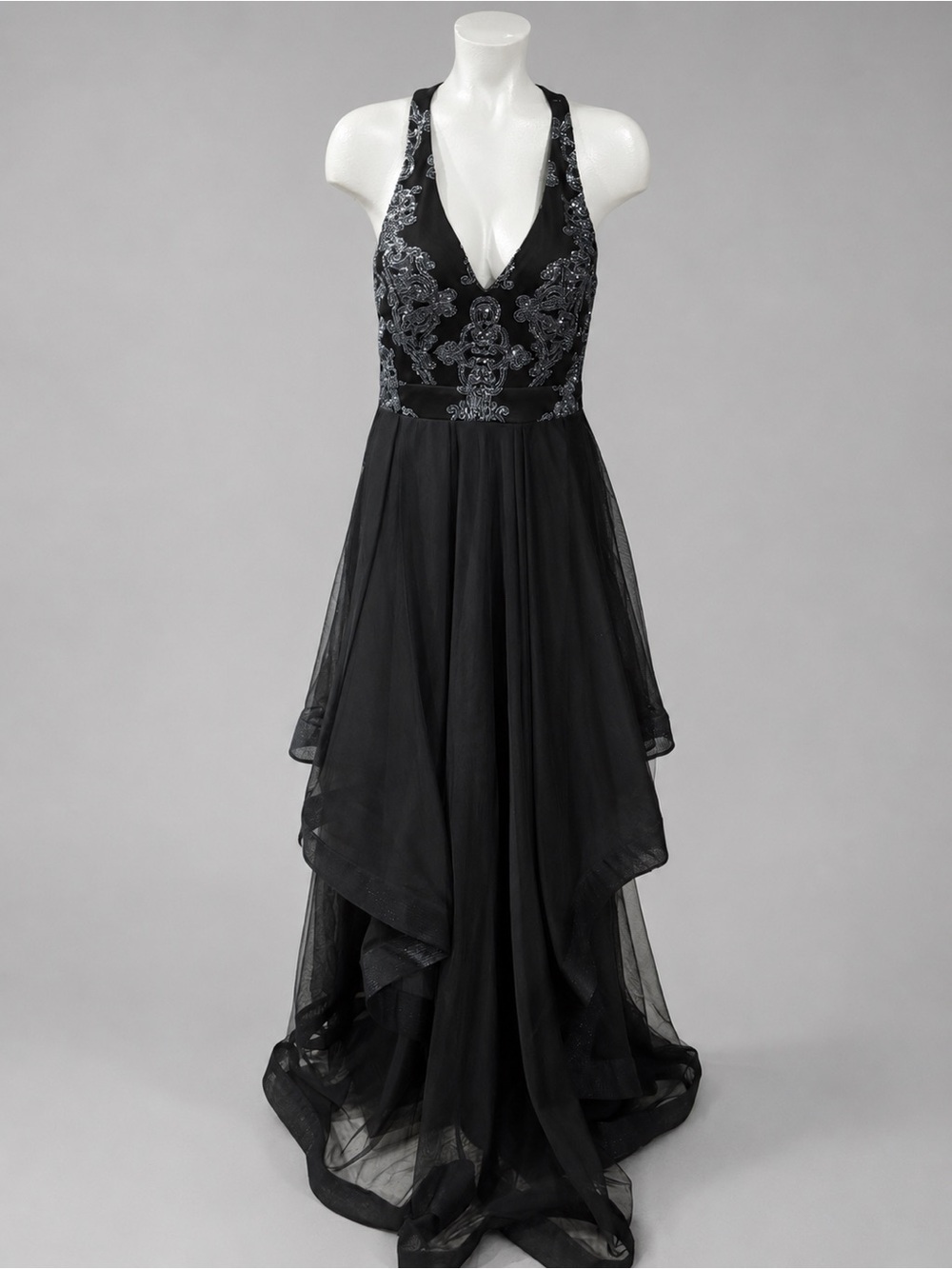 NWT | Speechless Black Embroidered Formal Dress | Size 11